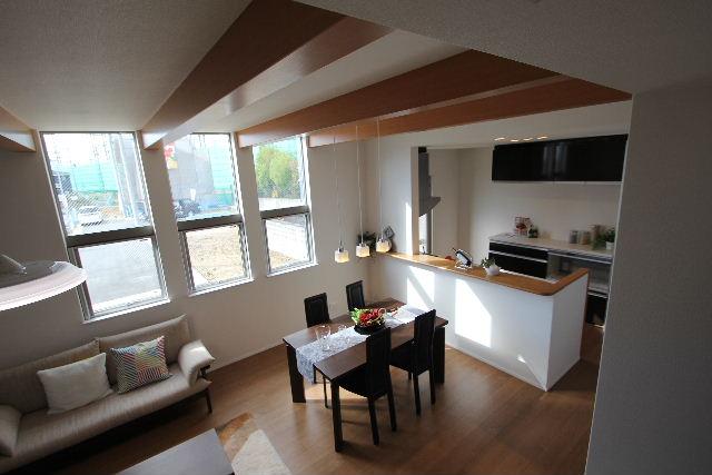 Model house photo. Our construction cases