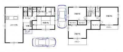 Floor plan. (No. 2 locations), Price 26,800,000 yen, 4LDK, Land area 120 sq m , Building area 104.33 sq m