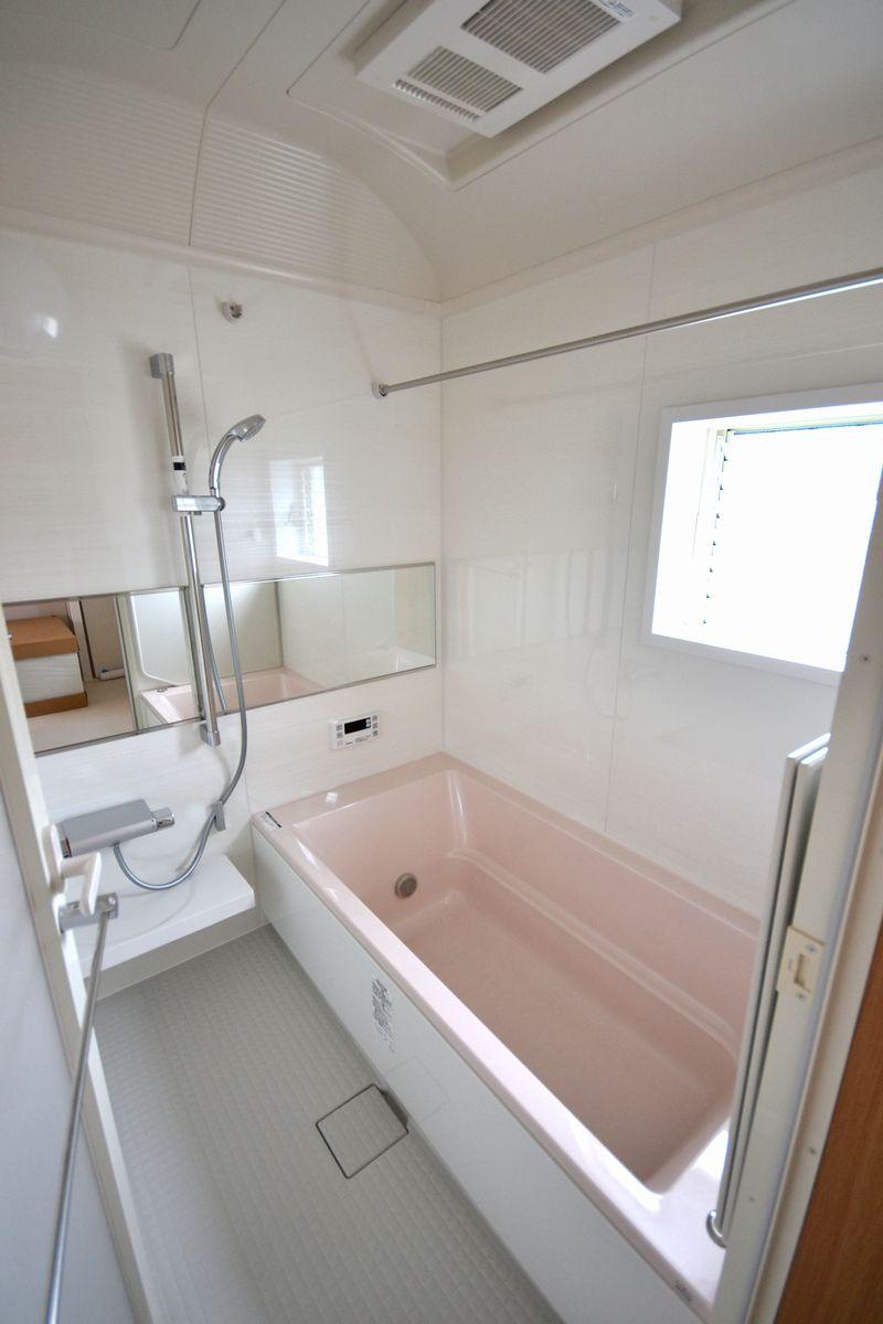 Bathroom. Our construction case bathroom With bathroom drying heater