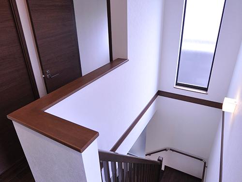 Other introspection. The view from the second floor stair hall.