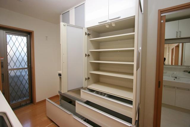 Kitchen. With cupboard