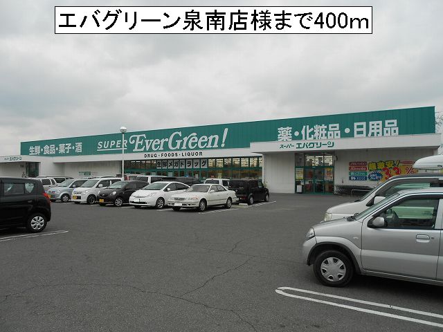 Supermarket. 400m to Eva Green Sennan store like (Super)