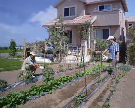 Building plan example (exterior photos). More than anything, This breadth, This view. 365 days while feeling the sea near, Also of running around with a pet in the garden, Remains even think to enjoy growing vegetables in the garden. Life that the whole family live laughing as the "Wahaha"
