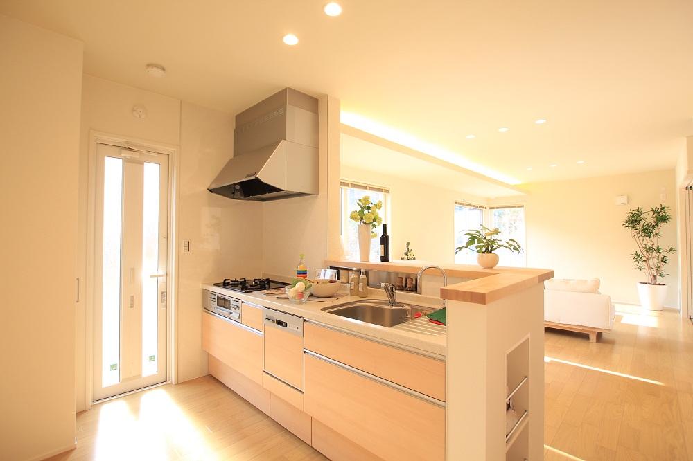 Kitchen. Indoor (11 May 2013) Shooting / Even while hiding the 8-7 No. land at hand, Kitchen to connect with LD. ● dish washing and drying machine ● water purifier (dedicated faucet)