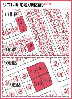 Local guide map. This selling compartment
