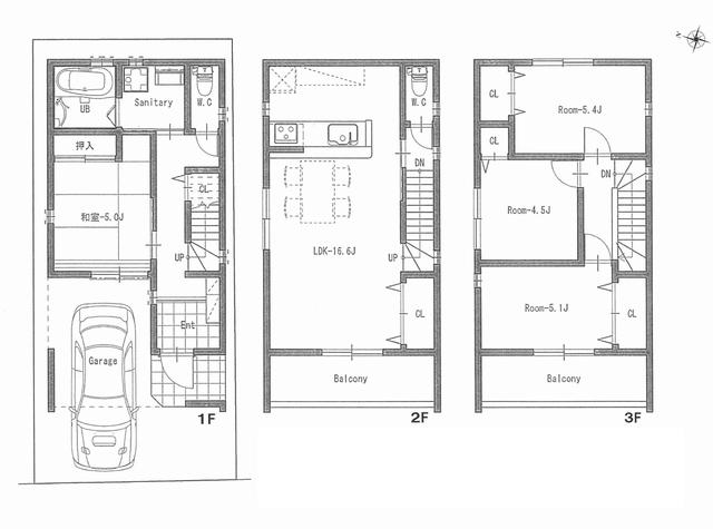 Compartment figure. Land price 8.5 million yen, Land area 60.32 sq m Mato plan view
