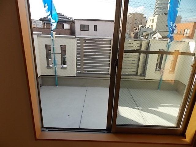 Balcony. Local shooting