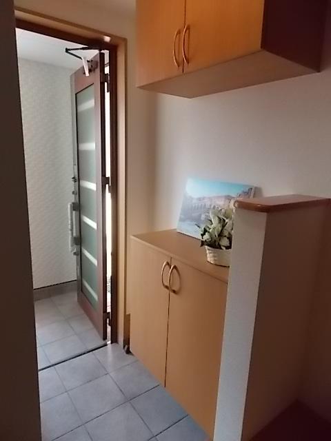 Entrance. Local shooting