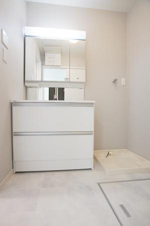 Building plan example (introspection photo). Model room (vanity)