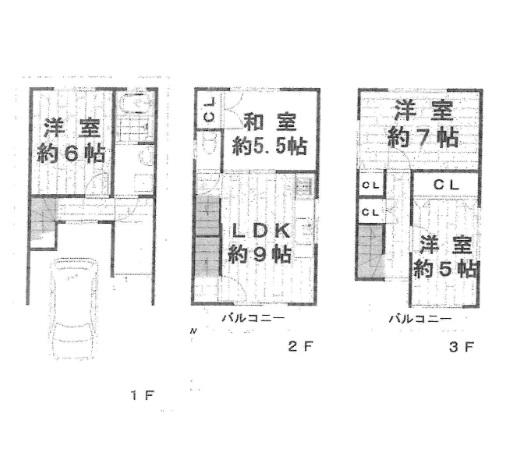 Floor plan. 16.8 million yen, 4LDK, Land area 58.16 sq m , Building area 85.77 sq m