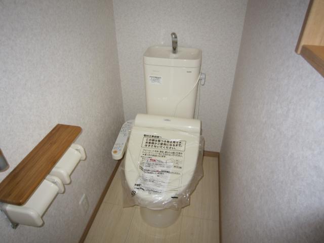 Toilet. Shooting from the room