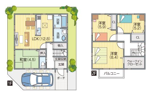 Other building plan example. Building plan example (B No. land)