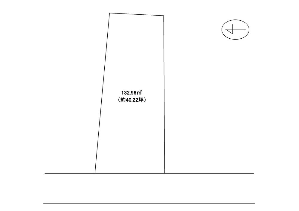 Compartment figure. Land price 18,450,000 yen, Land area 132.96 sq m