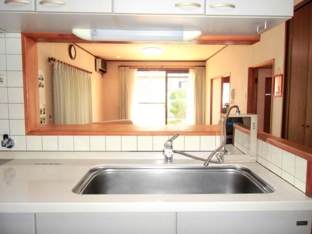 Kitchen. ◇ It is the scenery from the kitchen