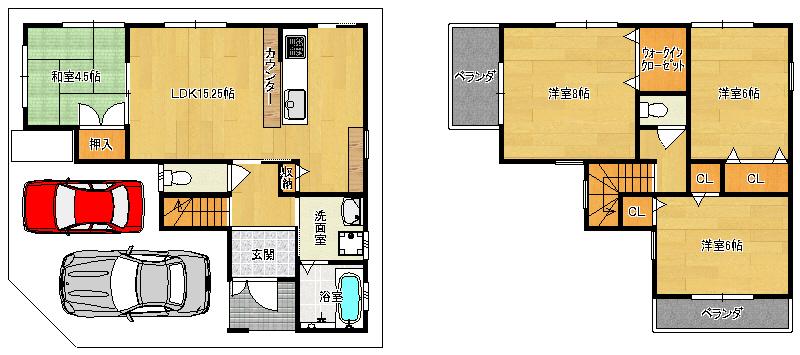 Other building plan example. Building plan example (No. 8 locations)     