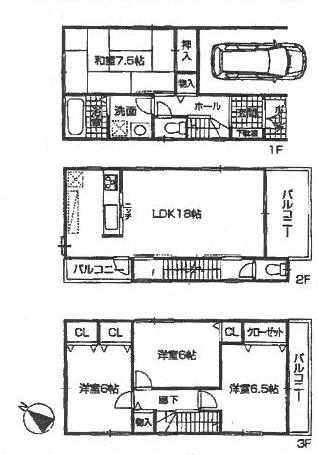 Floor plan. (No. 2 locations), Price 29,800,000 yen, 4LDK, Land area 71.06 sq m , Building area 119.01 sq m