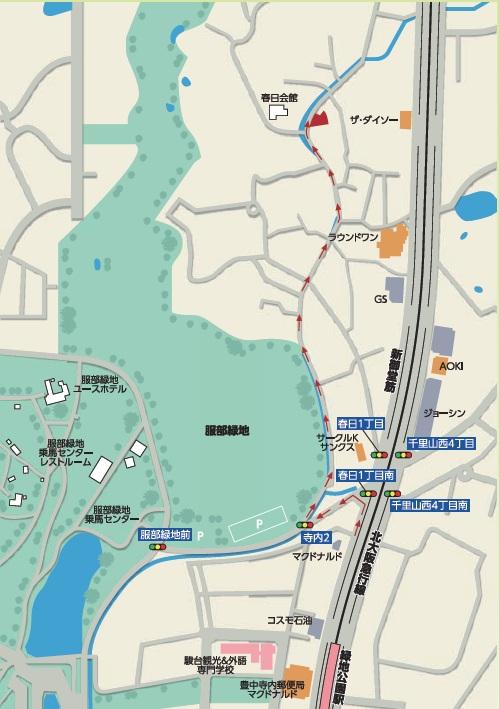 Local guide map. Local guidance guidance diagram