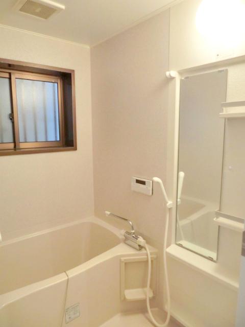 Bathroom. White was the keynote bathroom has been full of cleanliness!