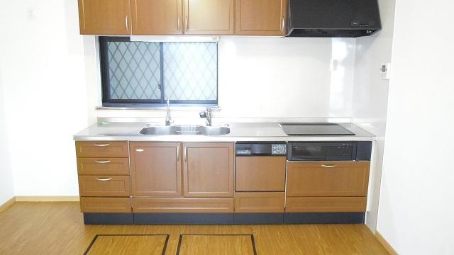 Kitchen. All-electric! IH stove system Kitchen. 