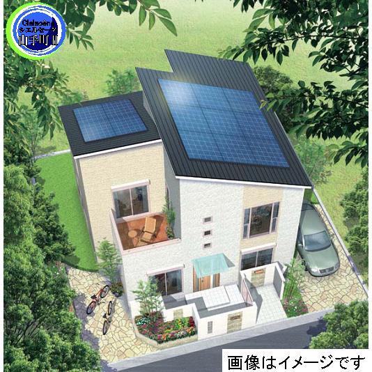 Building plan example (Perth ・ appearance). Photovoltaic power generation is equipped with image image.