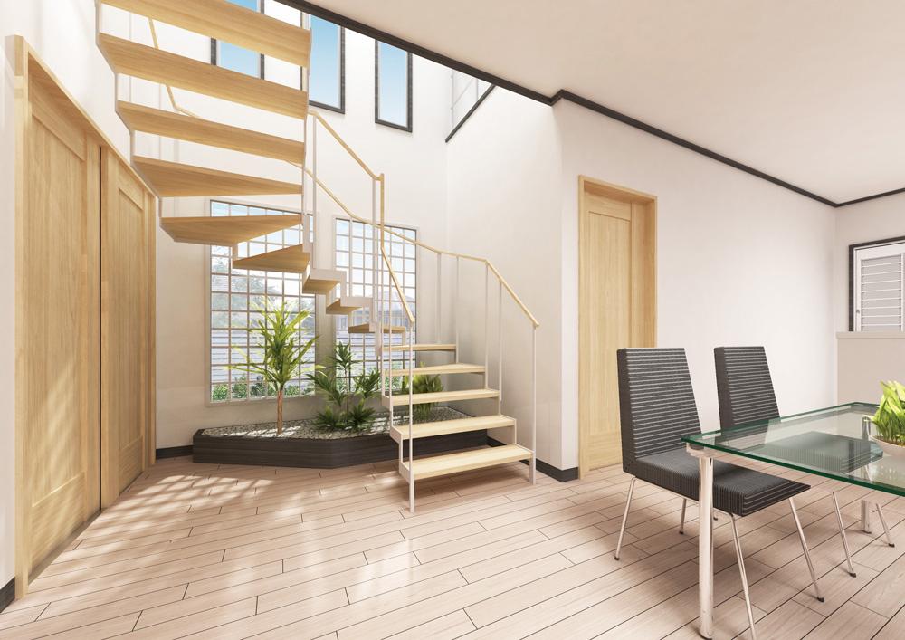 Building plan example (Perth ・ Introspection). Building plan example