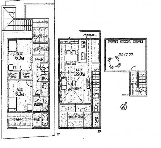 Floor plan. 39,800,000 yen, 3LDK, Land area 89.22 sq m , Building area 91.9 sq m