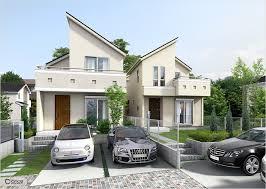 Building plan example (Perth ・ appearance). Also two cars, It's okay Because the road is also wide, Even if you're parking is weak, It's okay.