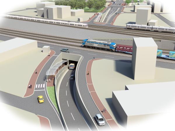 station. JR Osaka Higashi Line "Suita west (tentative name)" 270m to the station  ※ 2018 year-end will be completed Photo Rendering