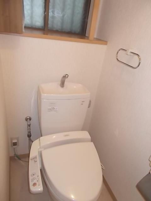 Toilet. Toilets are clean to use