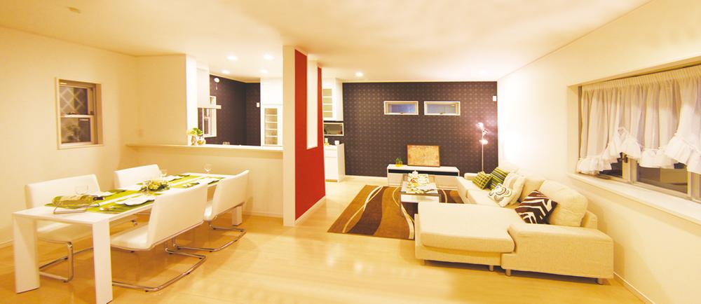 Living. Interior Model room shooting