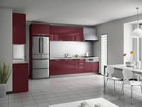 Kitchen. It is the kitchen of the same specification. Photo, Although located on the wall, It will be face-to-face in this floor plan.