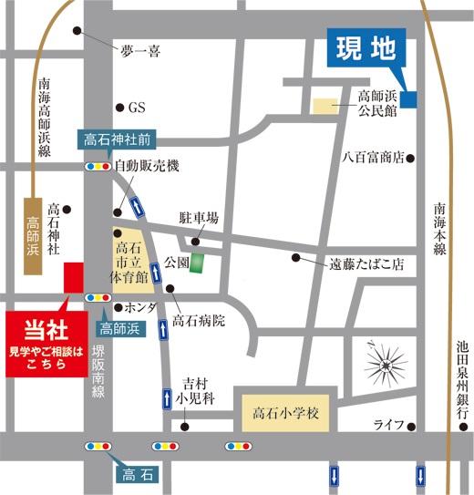 Local guide map. Current map