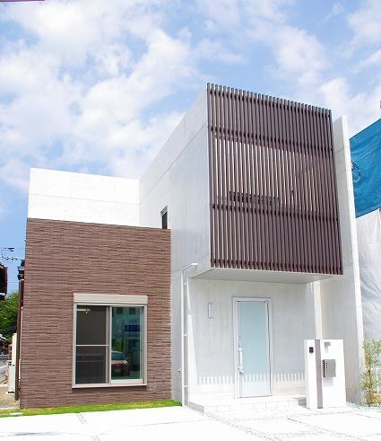 Building plan example (exterior photos).  [Our construction cases]  appearance. Also you can choose your favorite look in the full order system of Ise housing!