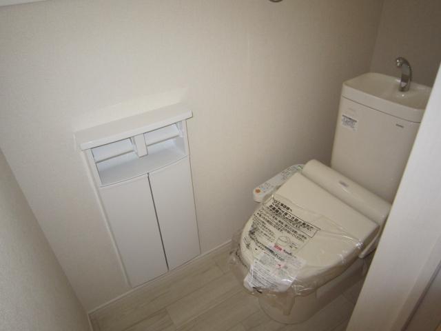 Toilet. Shooting from the room