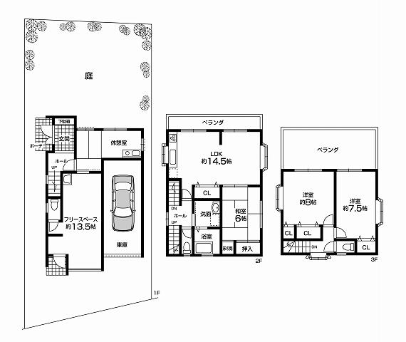 Floor plan. 31,800,000 yen, 4LDK+S, Land area 129.9 sq m , Building area 139.3 sq m