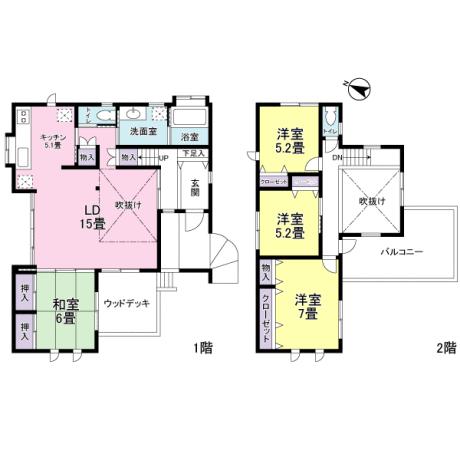 Floor plan. 35 million yen, 4LDK, Land area 167.69 sq m , Building area 109.02 sq m site (December 2013) Shooting