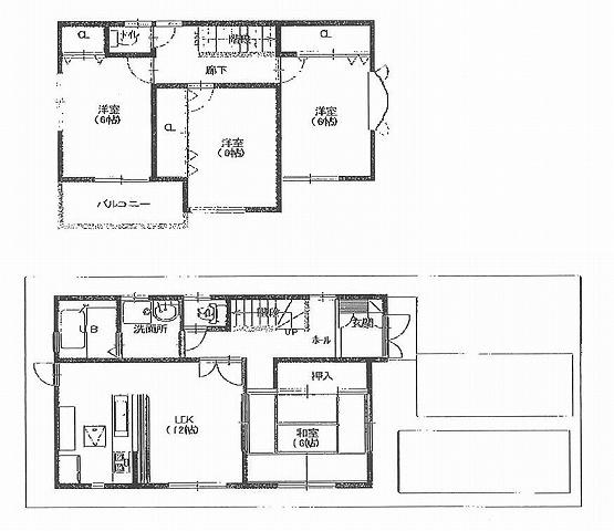 Compartment figure. Land price 16 million yen, Land area 105 sq m