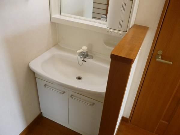Wash basin, toilet. Vanity outbuilding