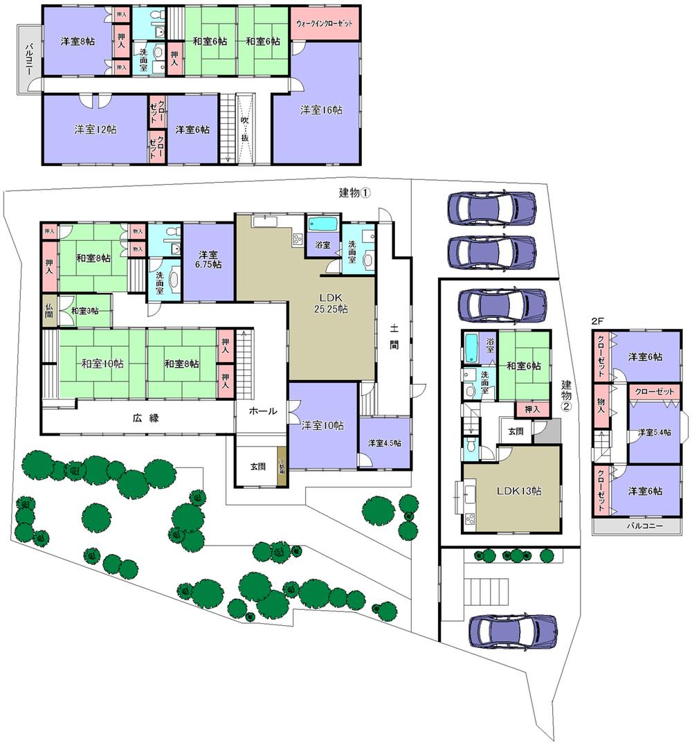 Floor plan. 88 million yen, 12LDK, Land area 570.11 sq m , Building area 413.99 sq m