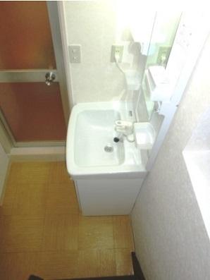 Wash basin, toilet. We swapped washbasin