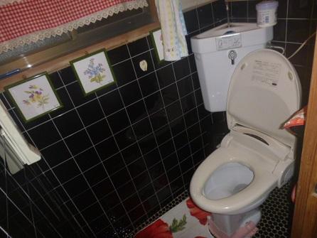 Toilet. Also done enough ventilation in the large windows.