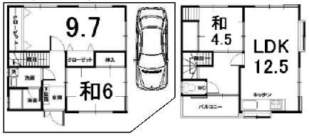 Floor plan. 19 million yen, 3LDK, Land area 73.53 sq m , Building area 83.35 sq m 3LDK! 
