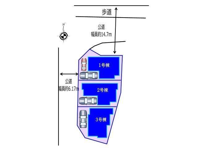The entire compartment Figure. 2-chome compartment view Takatsuki Himuro-cho