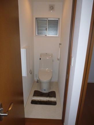 Toilet. Toilet is located on each floor!