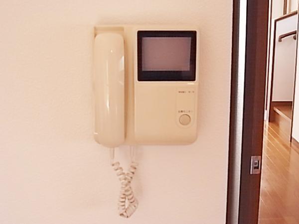 Security equipment. Peace of mind visitors who are able to confirm on the monitor