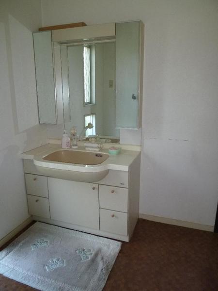 Wash basin, toilet. The first floor of a wash basin. It is a wash basin with a shower function. 