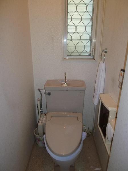 Toilet. The first floor toilet. There is also storage