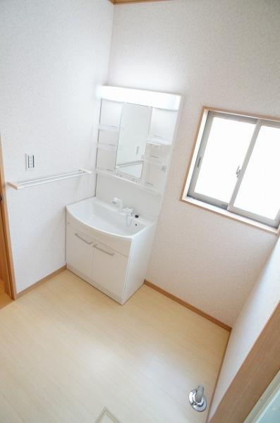 Wash basin, toilet. Bathroom vanity