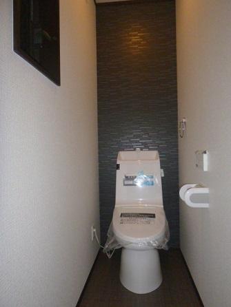 Toilet. Toilet is located on the first floor and the second floor. Washlet is with function