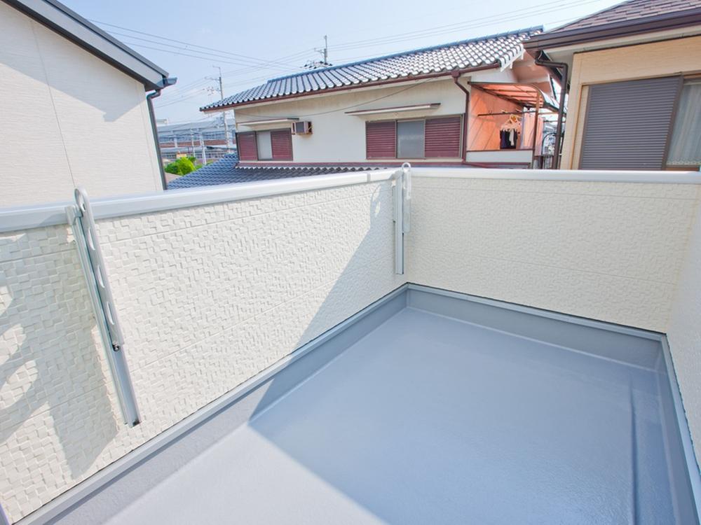 Balcony. Spacious balcony of bright south-facing